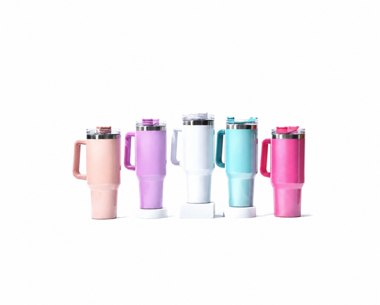 TUMBLER | 1512354897162 | SHIMMER CAR CUP 40OZ (Assorted Colors)