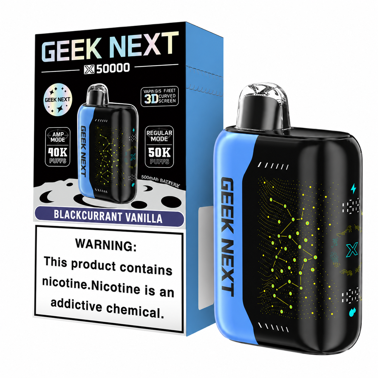 GEEK NEXT X50000 BLACKCURRANT VANILLA 50K