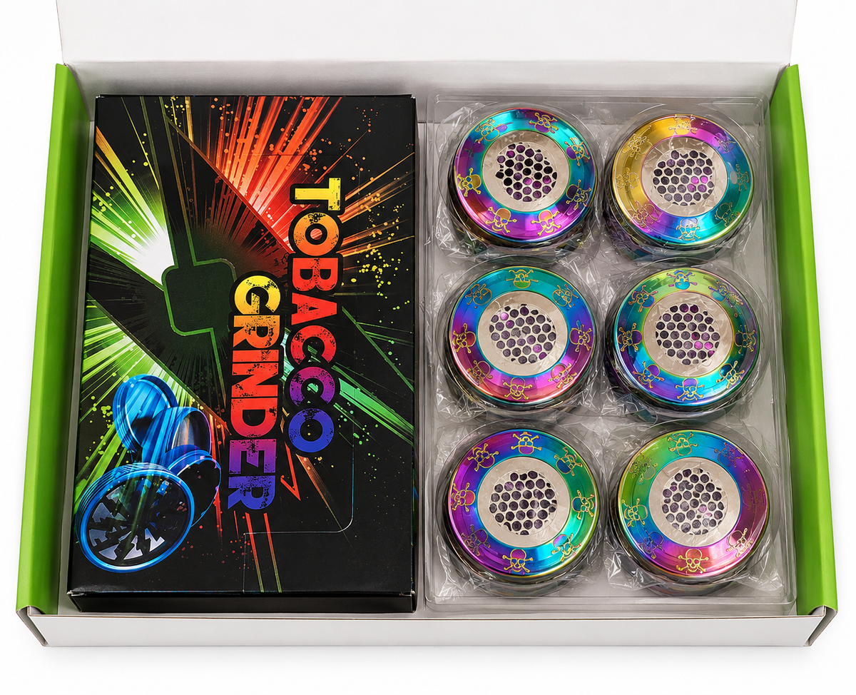TOBACCO LUCKY GRINDER GR 209-52SKRB 12CT