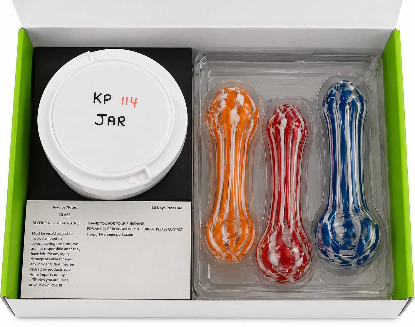 HAND PIPE 3*REGULAR JAR 25CT HM5404 KP 114