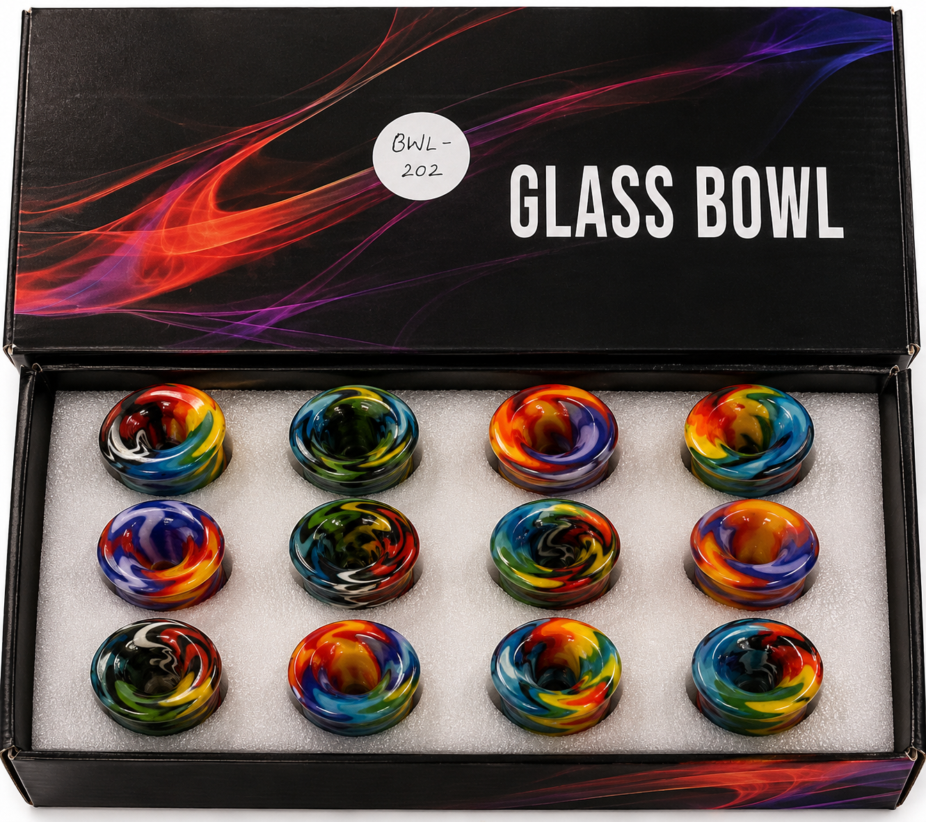 LOTUS GLASS BOWL 12CT BWL 202
