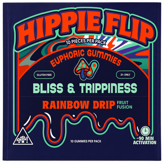 HIPPIE FLIP GUMMY RAINBOW DRIP + FRUIT FUSION