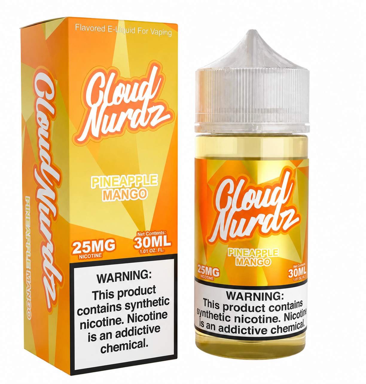 CLOUD NURDZ SALT PINEAPPLE MANGO 25MG 30ML