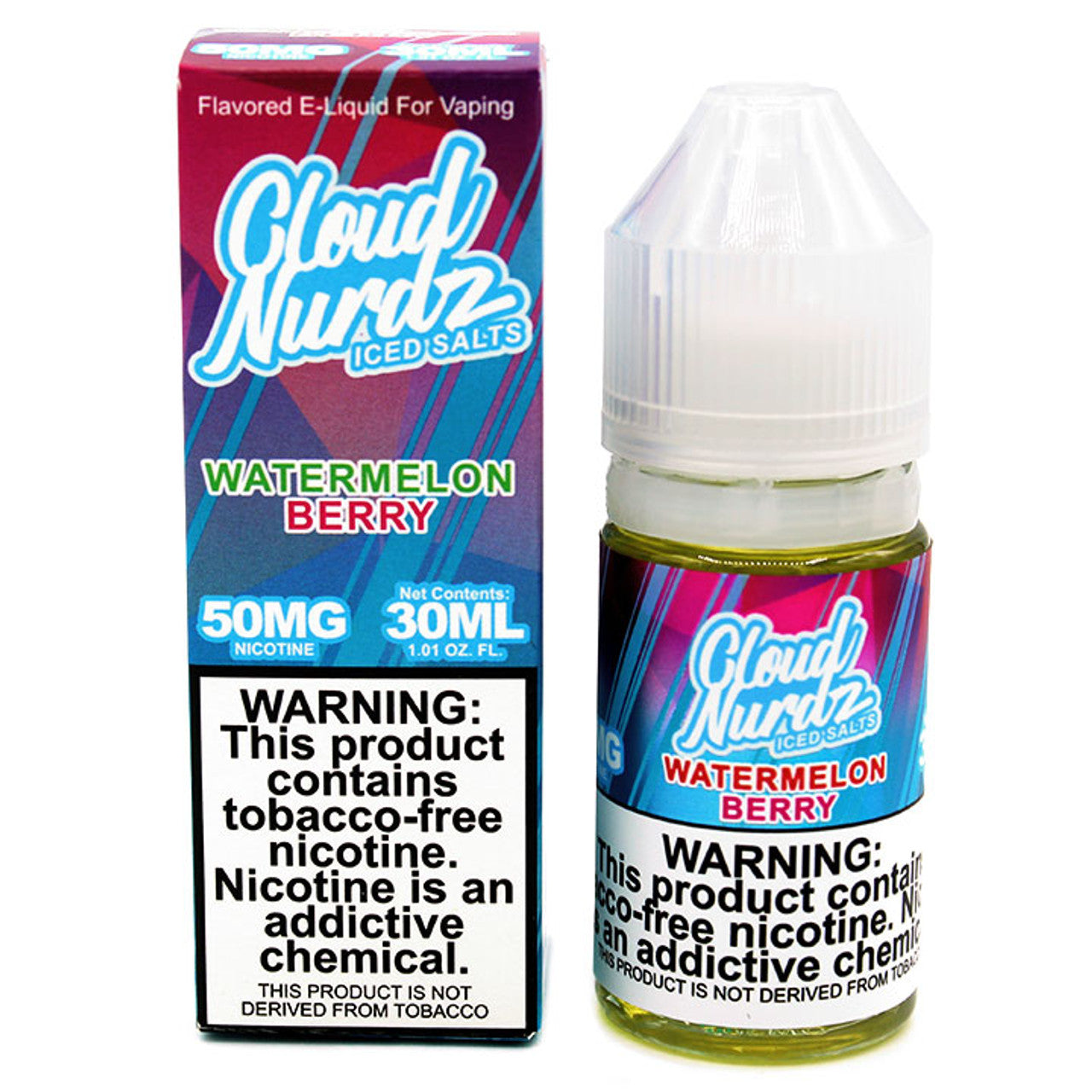 CLOUD NURDZ  ICED WATERMELON BERRY 50MG 30ML