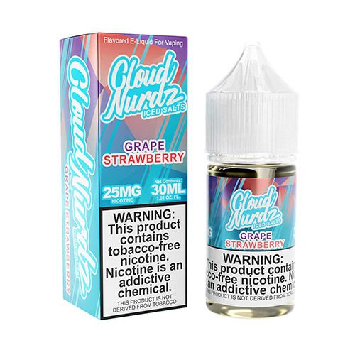 CLOUD NURDZ ICED GRAPE STRAWBERRY 25MG 30ML