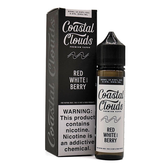 COASTAL CLOUDS RED WHITE BERRY 6MG 60ML