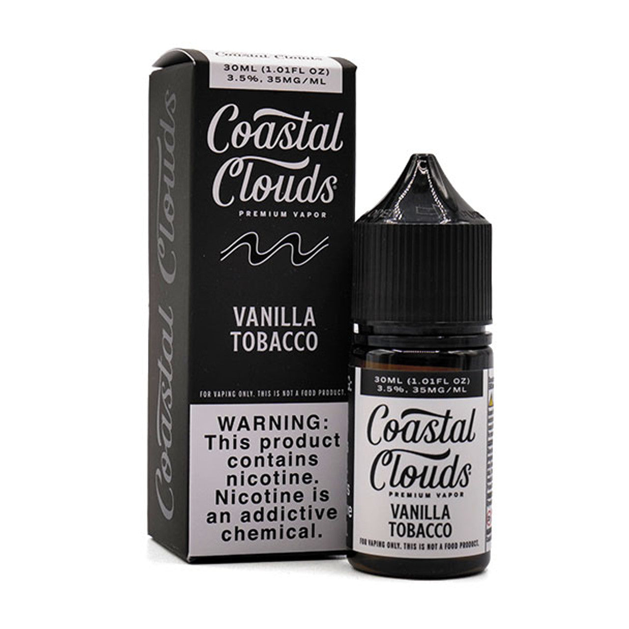 COASTAL CLOUDS ELIQUID NIC SALT 30ML VANILLA TOBACCO  35MG