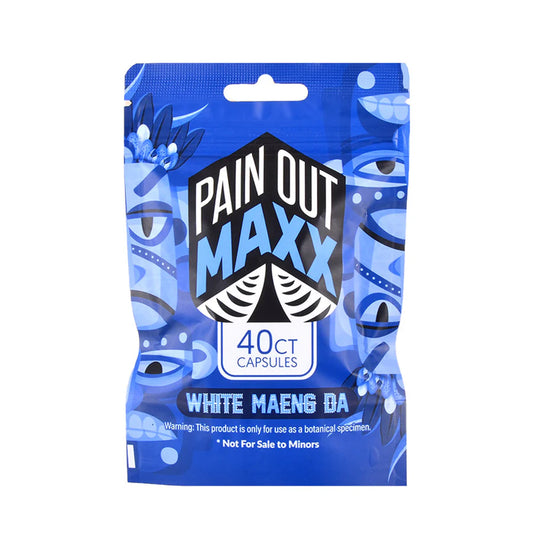 PAIN OUT MAXX KRATOM CAPSULES 40CT - White Meangda