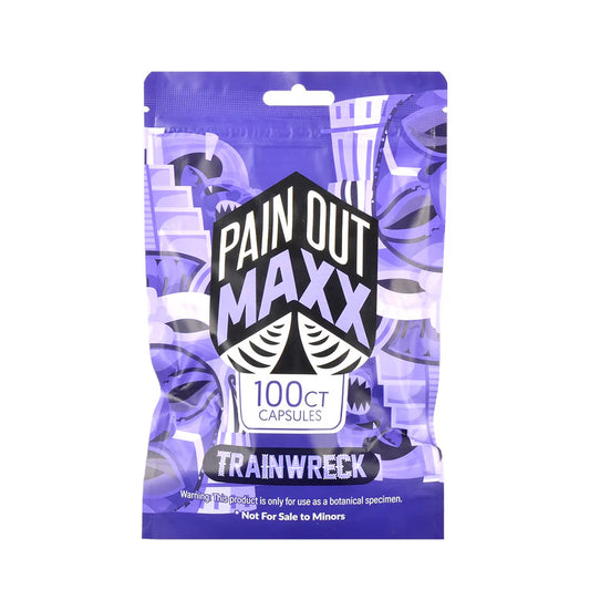 PAIN OUT MAXX KRATOM CAPSULE trainwreck 40CT