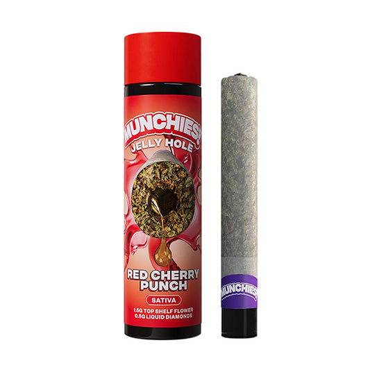 MUNCHIES JELLY HOLE PROLL RED CHERY PUNCH SAT 2G