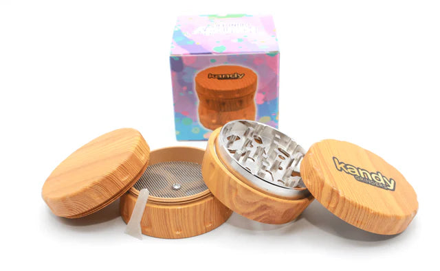 KANDY GRINDER WOODEN 4PART WH144 64MM