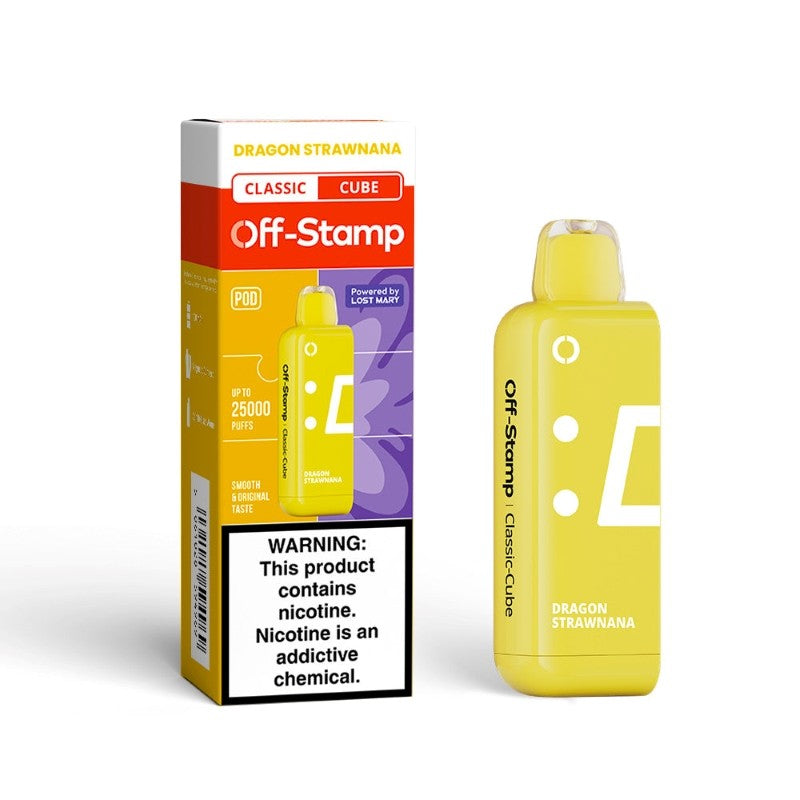 OFF STAMP X POD DRAGON STRAWNANA 25K|5061028594969|Pack Of|5