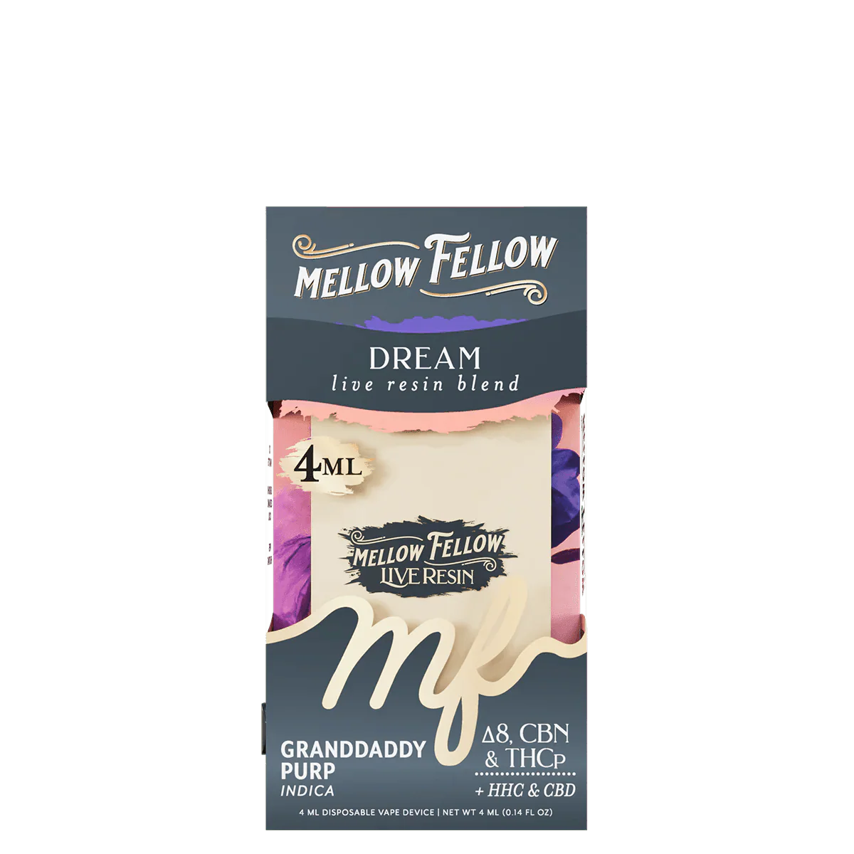 MELLOW FELLOW LR GRANDDADDY PURP 4ML