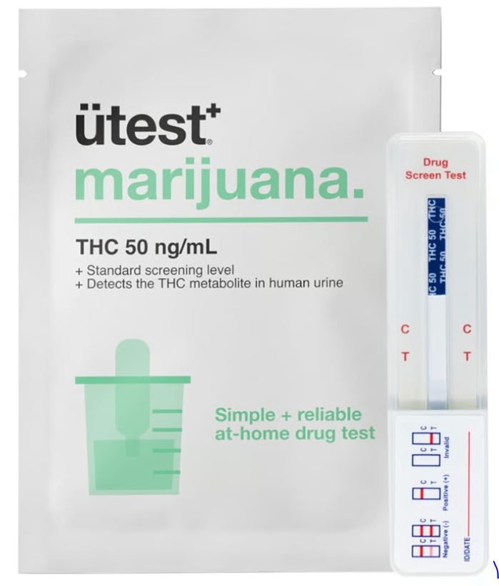 UTEST MARIJUANA THC 50NG PER ML 25CT