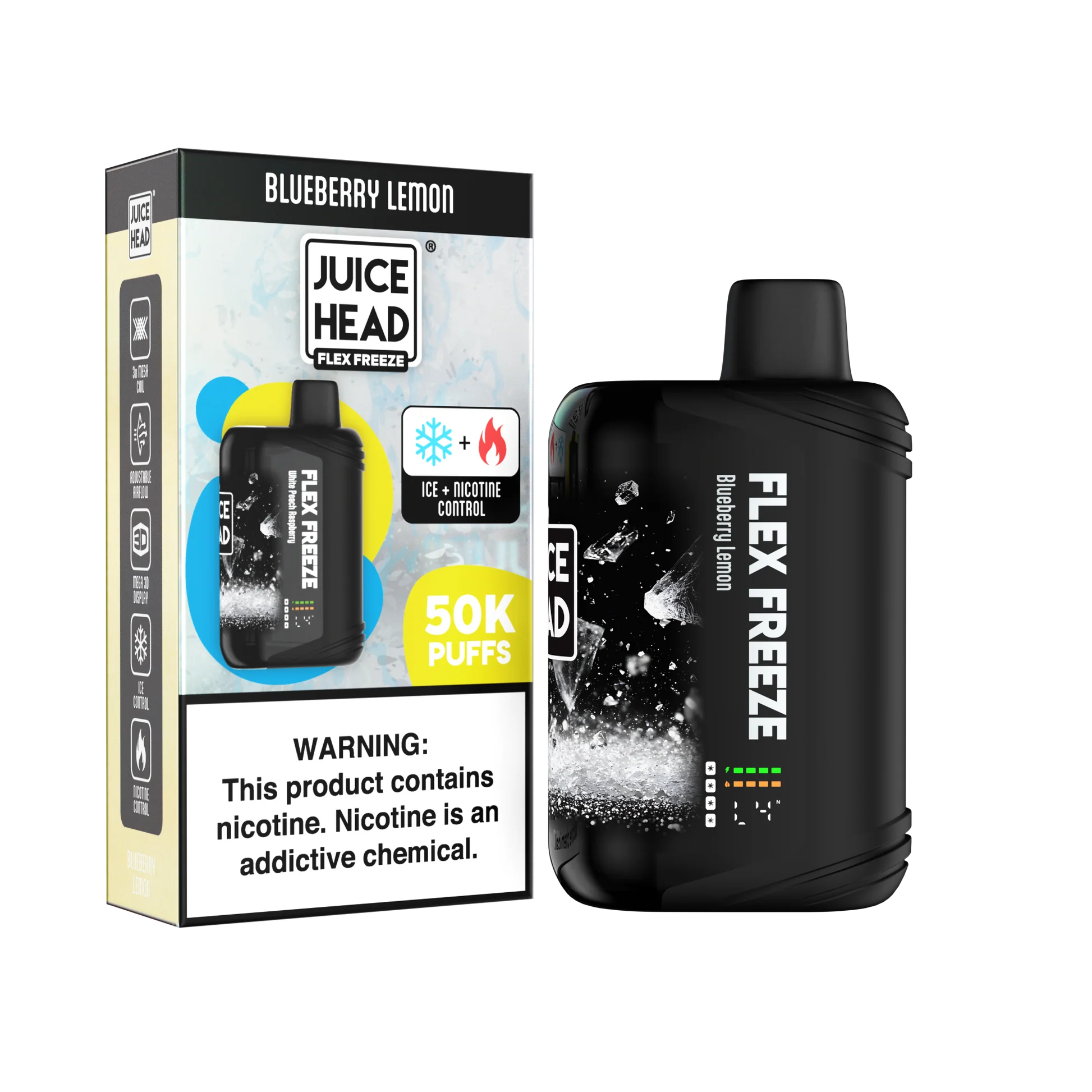 JUICE HEAD FLEX FREEZE BLUEBERRY LEMON 50K