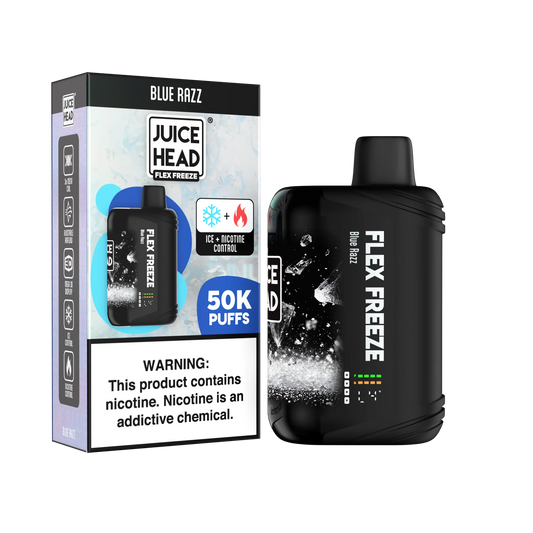 JUICE HEAD FLEX FREEZE BLUE RAZZ 50K