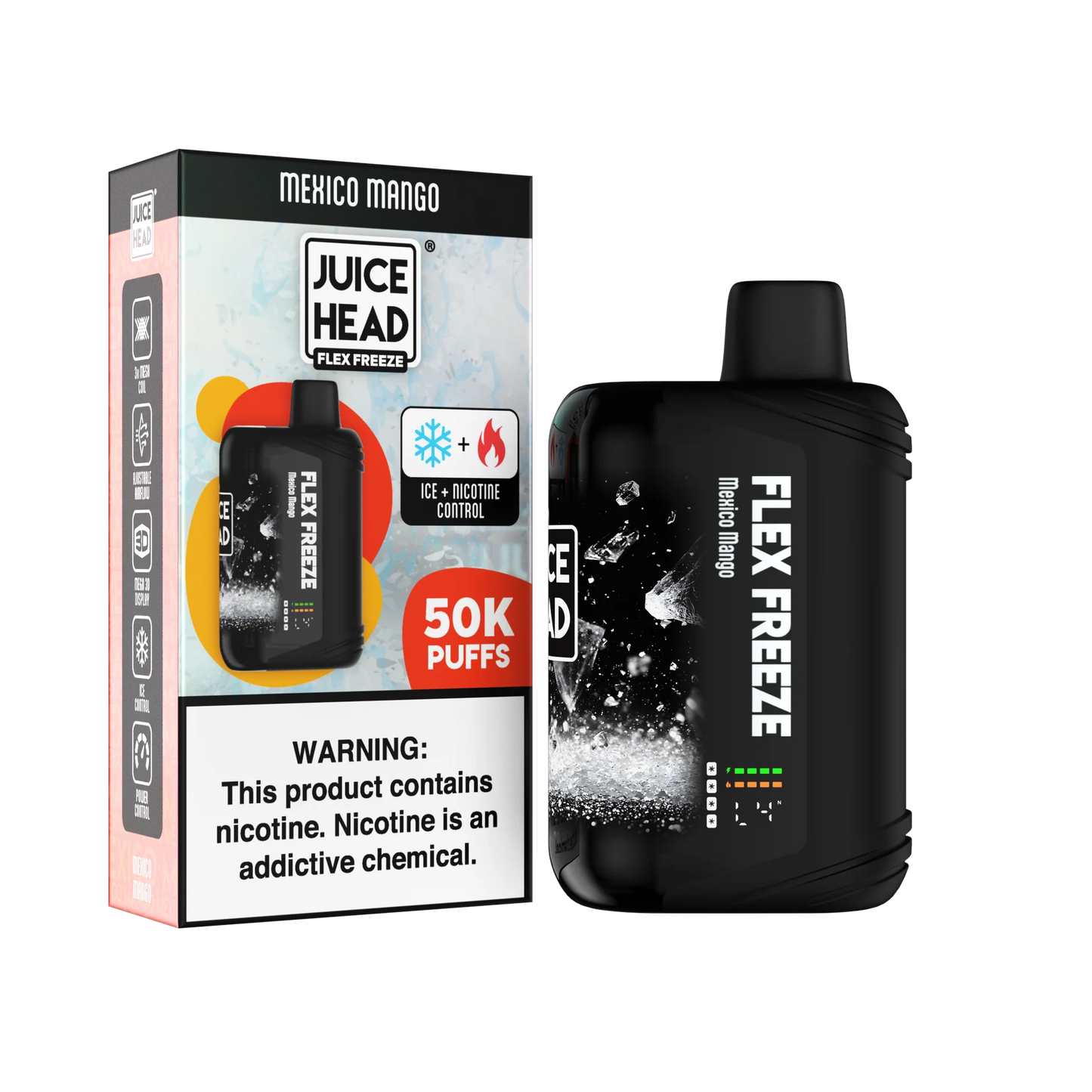 JUICE HEAD FLEX FREEZE MEXICO MANGO 50K