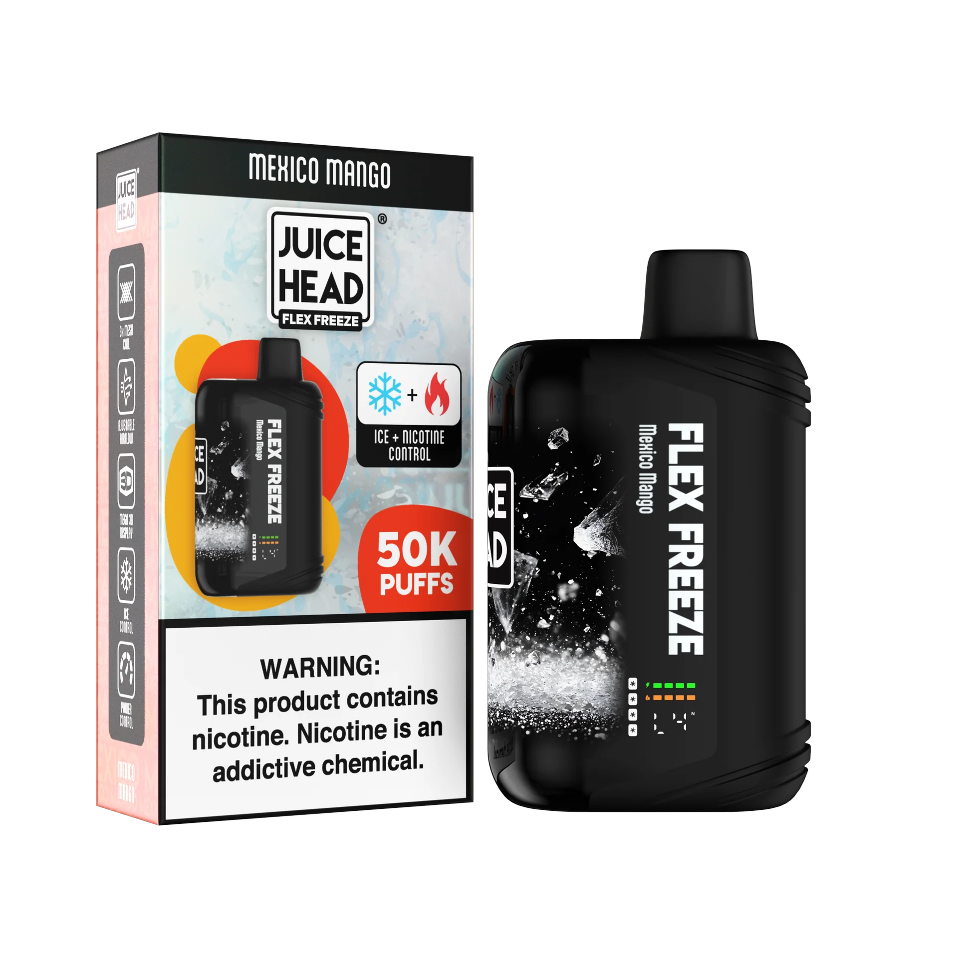JUICE HEAD FLEX FREEZE MEXICO MANGO 50K
