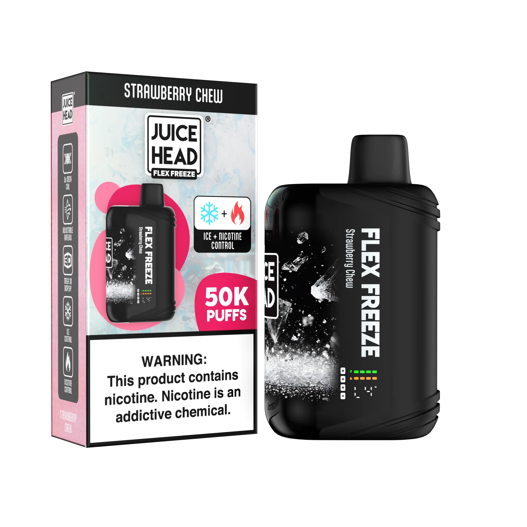 JUICE HEAD FLEX FREEZE STRAWBERRY CHEW 50K
