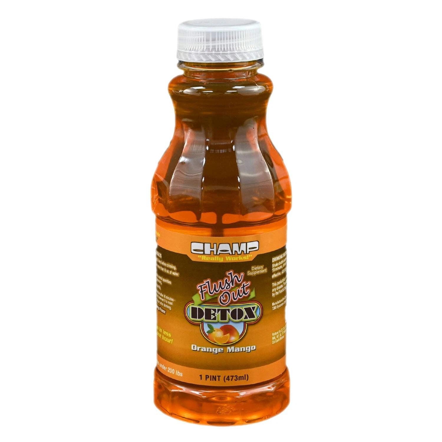 CHAMP FLASHOUT DETOX ORANGE MANGO 16OZ