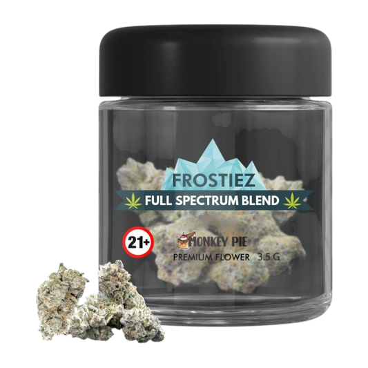 FROSTIEZ FULL SPECTRUM BLEND FLOWER GUAVA OG HYBRID 3.5G