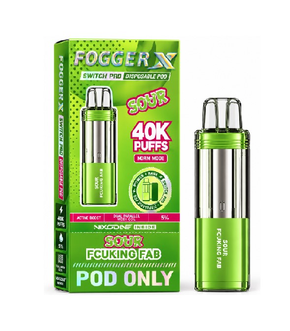 FOGER X SWITCH PRO POD NXD SOUR FCUKING FAB 40K