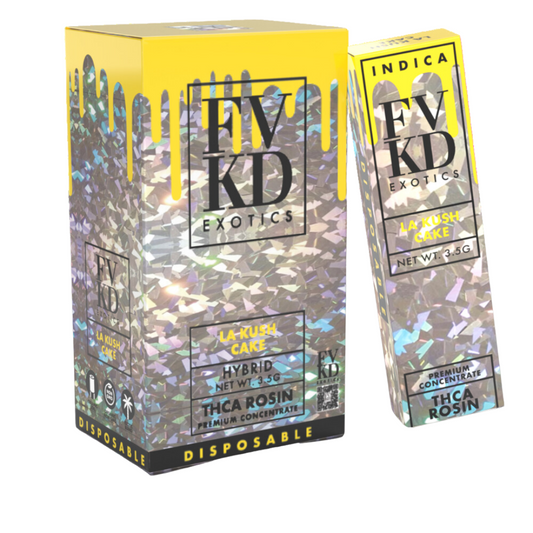 FVKD EXOTICS THCA ROSIN LA KUSH CAKE 3.5GM|754684241418|Pack Of|6