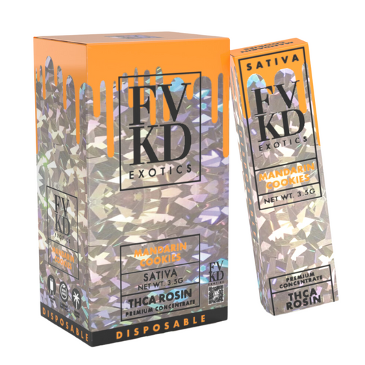 FVKD EXOTICS THCA ROSIN MANDARIN COOKIES 3.5GM|630130880700|Pack Of|6