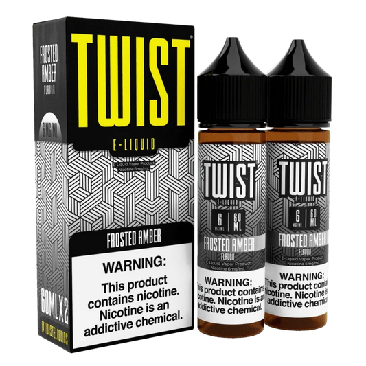 TWIST E LIQUID X 2 FRSTED AMBER 60ML 6MG