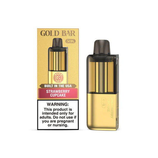 GOLD BAR MAX POD STRAWBERRY CUPCAKE 50K