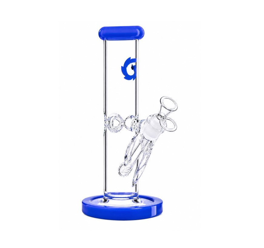 GLASS HOUSE STRAIGHT BLUE 9MM 10"