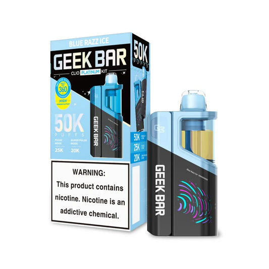 GEEK BAR CLIO PLATINUM KIT BLUE RAZ ICE 50K