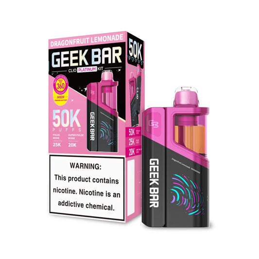 GEEK BAR CLIO PLATINUM KIT DRAGON FRUIT LEMONADE 50K