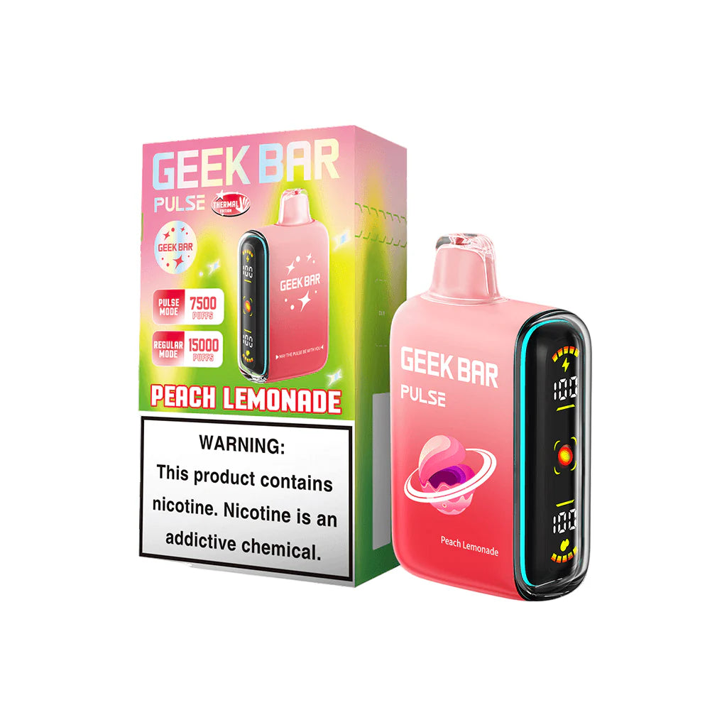 GEEK BAR PULSE THERMAL PEACH LEMONADE 15K