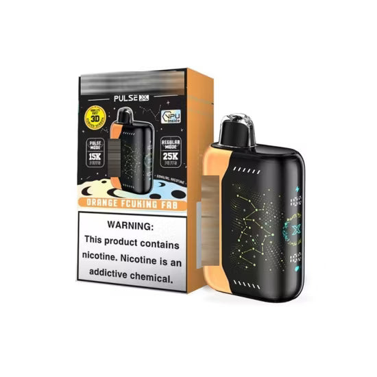 GEEK BAR PULSE X ORANGE FCUKING FAB 25K|810125438363|Pack Of|5