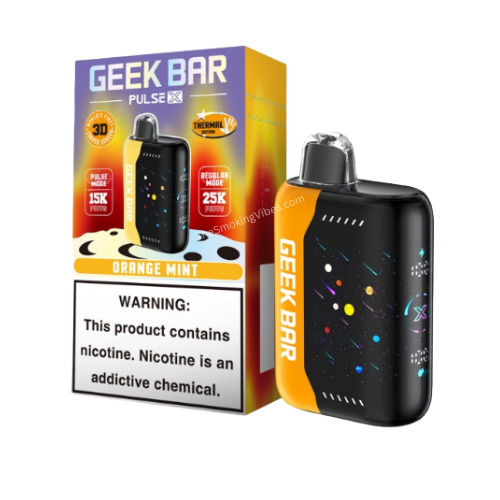 810164286130|GEEK BAR PULSE X 25K|GEEK BAR PULSE X ORANGE MINT 25K|Pack of 5