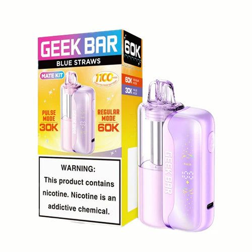 GEEK BAR MATE KIT BLUE STRAWS 60K