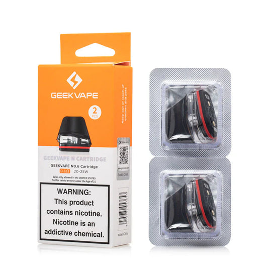 GEEKVAPE N 0.6OHM CARTRIDGE 2CT/PACK