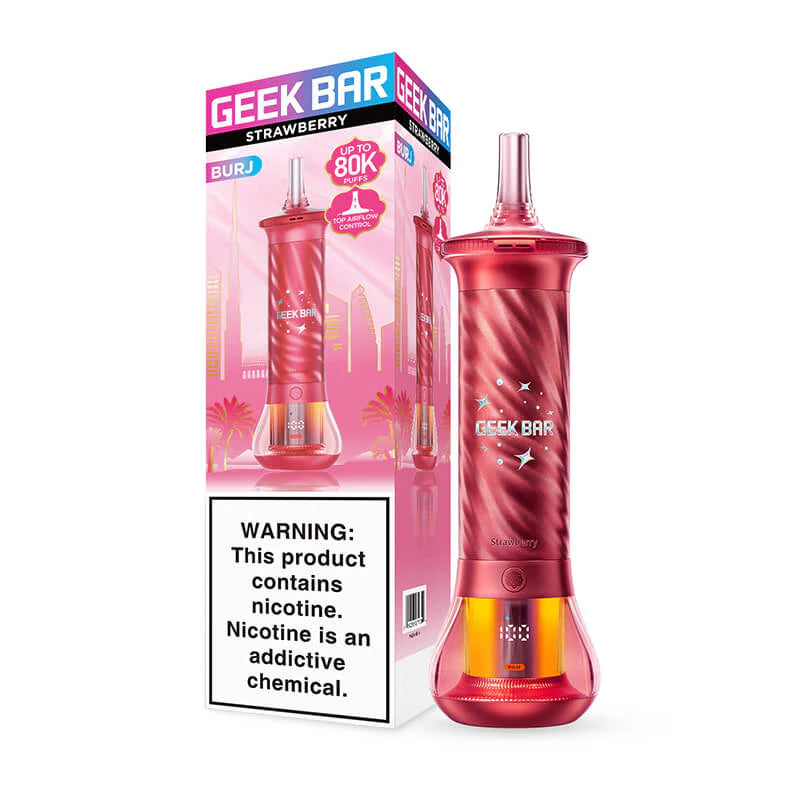 GEEK BAR BURJ STRAWBERRY 80K
