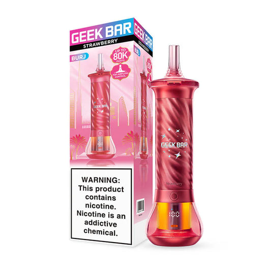 GEEK BAR BURJ STRAWBERRY 80K