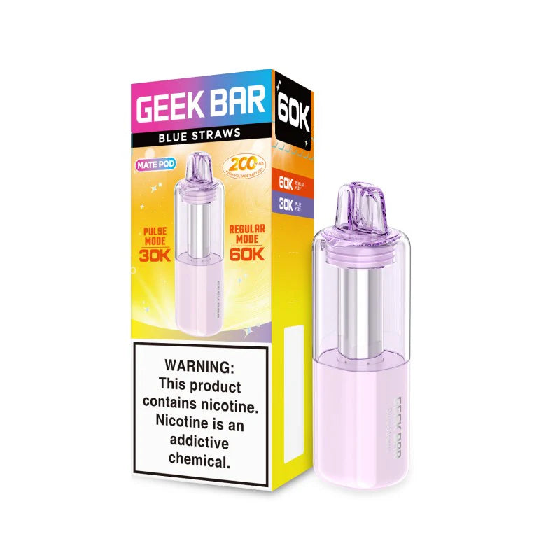 GEEK BAR MATE POD BLUE STRAWS 60K