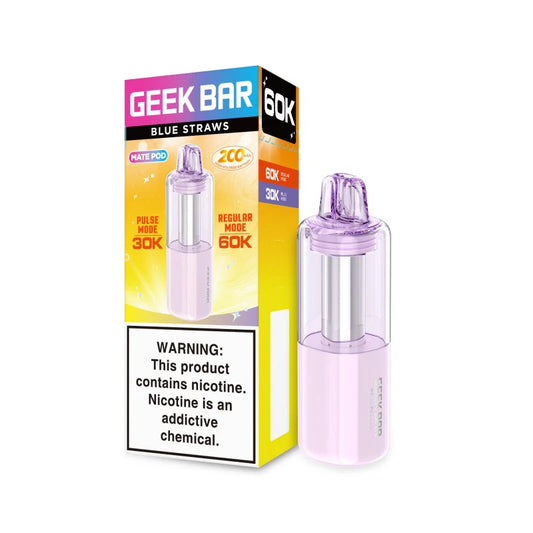 GEEK BAR MATE POD BLUE STRAWS 60K
