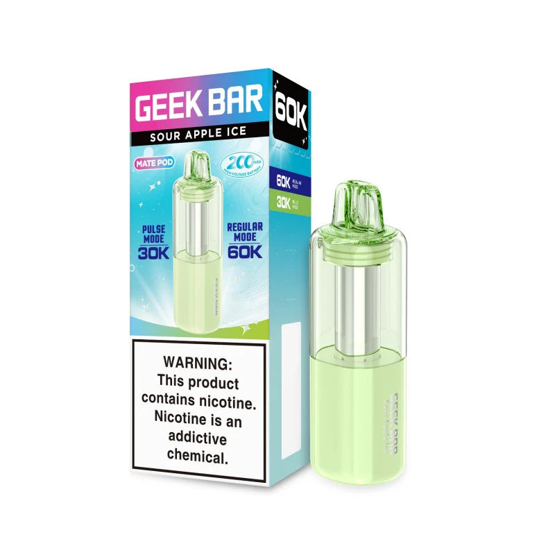 GEEK BAR MATE POD SOUR APPLE ICE 60K