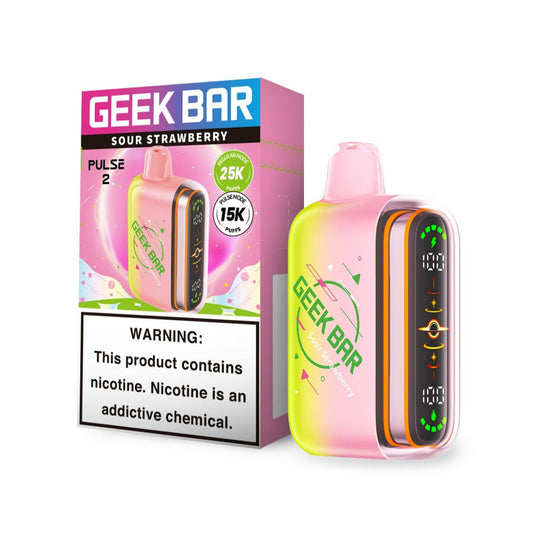 GEEK BAR PULSE 2 SOUR STRAWBERRY 25K