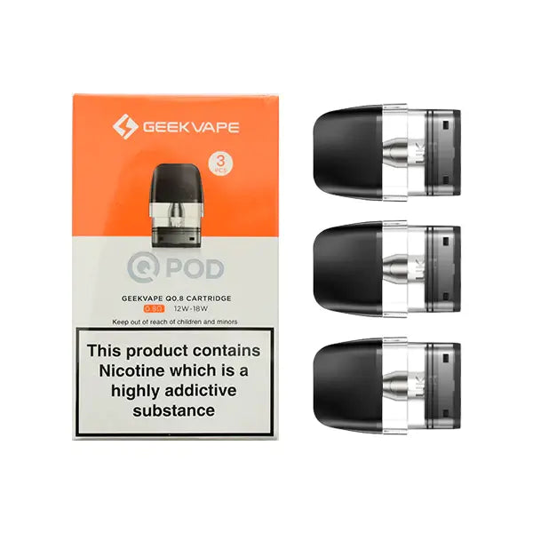 GEEKVAPE Q POD CARTRIDGE 0.8 OHM 3/PK