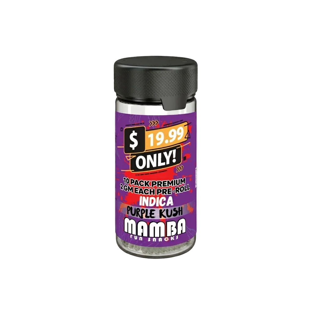MAMBA PREMIUM PROLL BPURPLE KUSH IND 2GM 10CT JAR