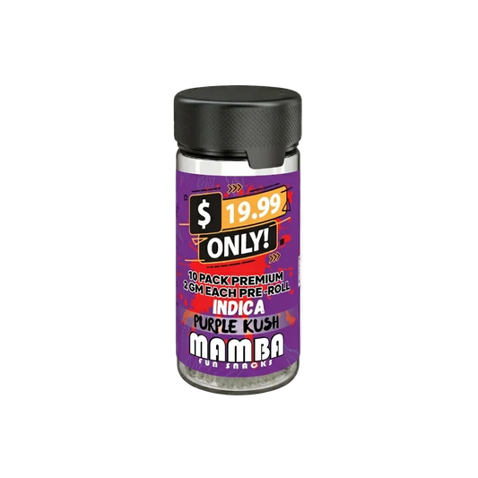 MAMBA PREMIUM PROLL BPURPLE KUSH IND 2GM 10CT JAR