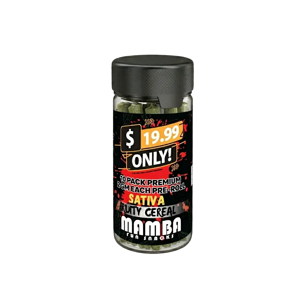 MAMBA PREMIUM PROLL FRUITY CREAL STVA 2GM 10CT JAR