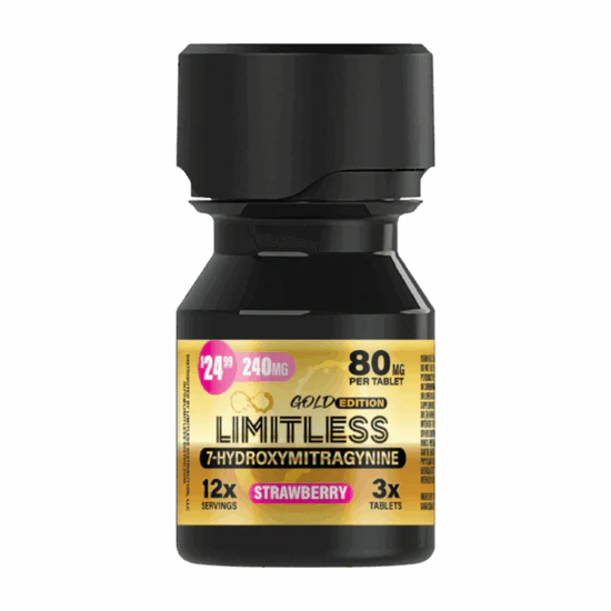 LIMITLESS 7 HYDROXY STRAWBERRY 80MG 3CT