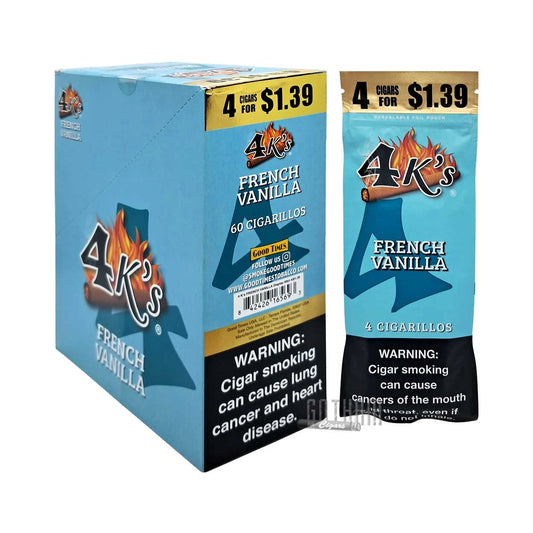 4KS CIGARILLOS FRENCH VANILLA 4CT